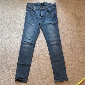 PAIGE Men's Slim Straight Jeans in Medium Blue Wash